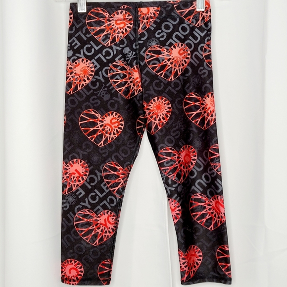 SOULCYCLE x TEREZ Girls "Wheels & Hearts" Capri - Picture 3 of 6